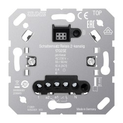 1702 SE Relay switch insert, 2-channel