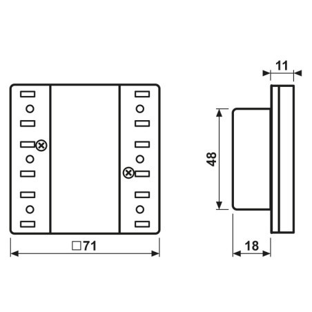 KNX lüliti moodul F50 3-kanalit