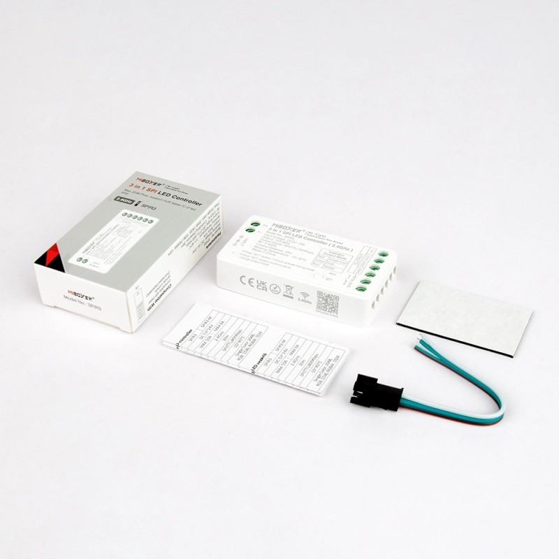 SPIR3 Led controller 5-24V 10A Single color / RGB / RGBW