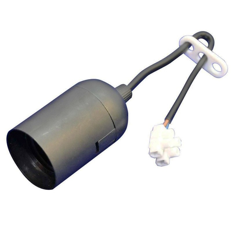 Lampholder E27 black