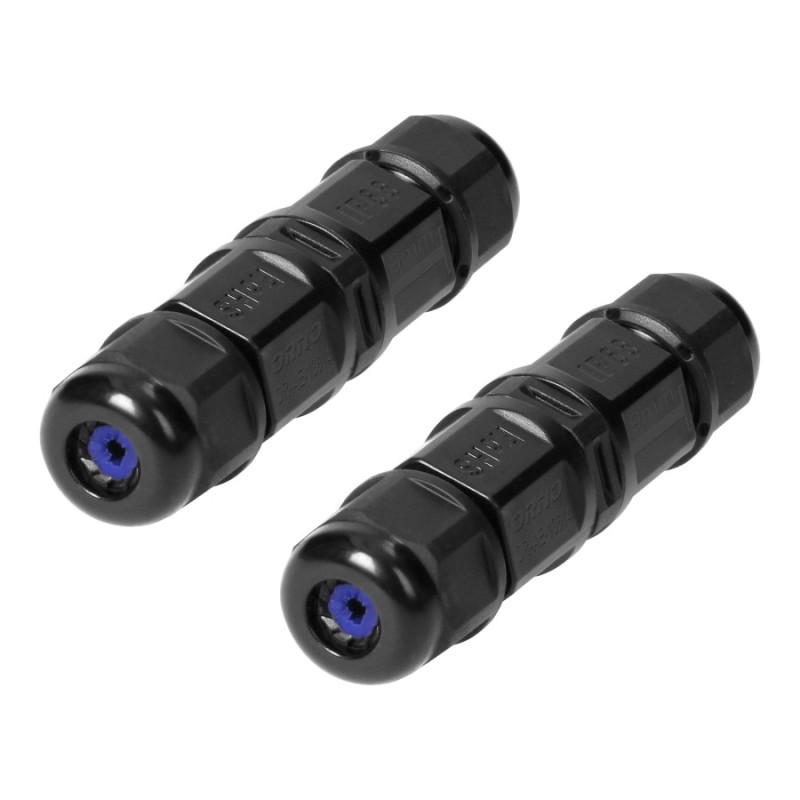Jätkumuhv 2x1,5 kaablile kruviga IP68 2tk