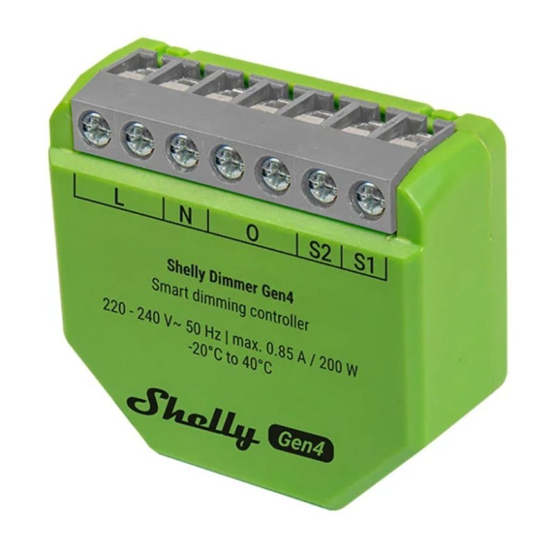 Dimmer Gen4 200W WiFi BT Matter Zigbee Shelly