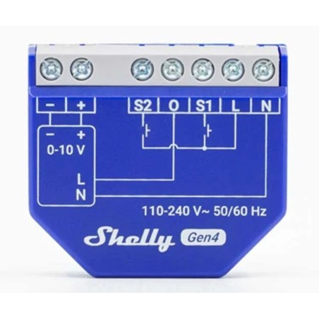 Shelly Dimmer 0/1-10V PM Gen4 WiFi BT Matter Zigbee