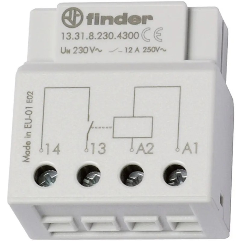 TYPE 13.31 – EMR switchbox mount monostable relay 12A