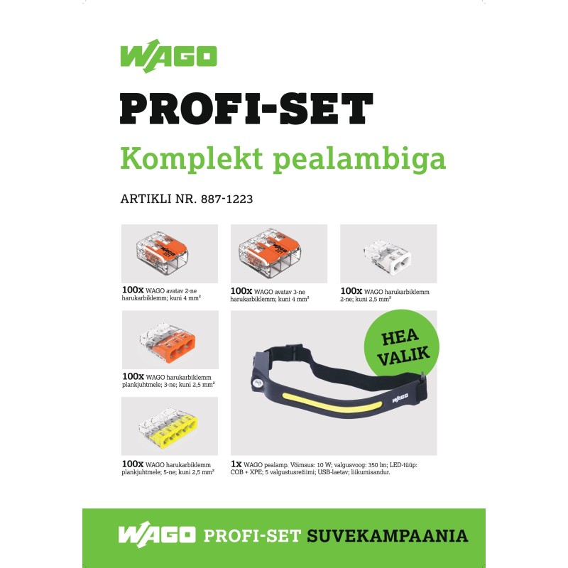 Profi-Set + komplekt pealambiga