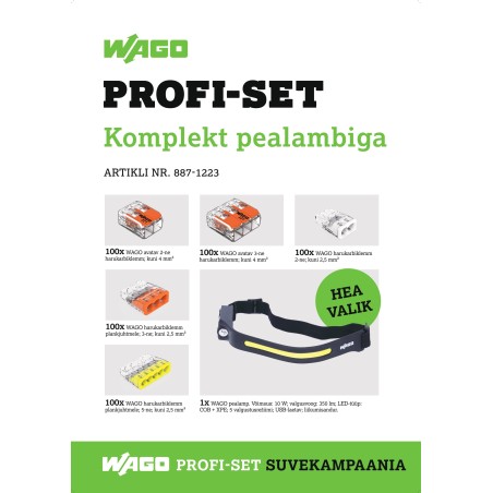 Profi-Set + komplekt pealambiga