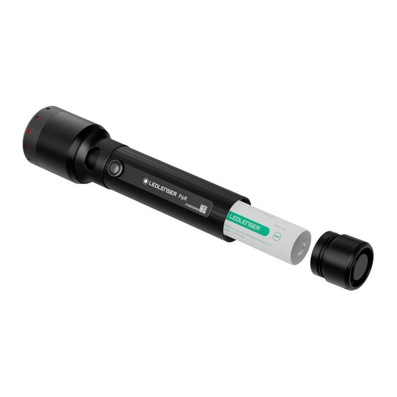 P6R flashlight 1200lm 320m rechargable