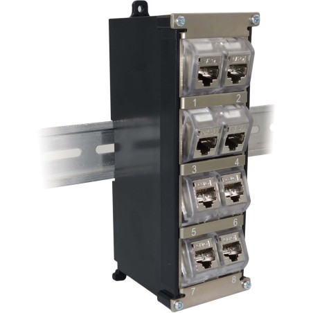 DIN adapter arvutipesale 8xKEYSTONE EFB ET-25186.2