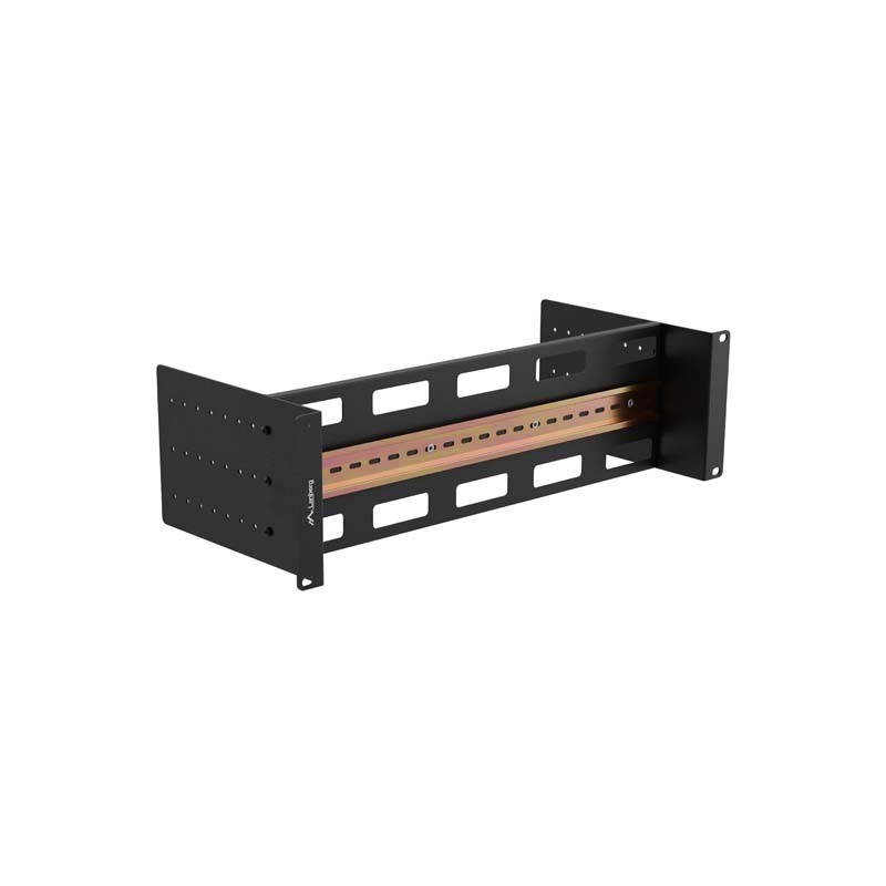 3U 19" paneel DIN-latiga