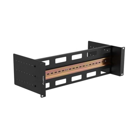 3U 19" paneel DIN-latiga