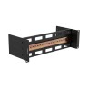 3U 19" paneel DIN-latiga