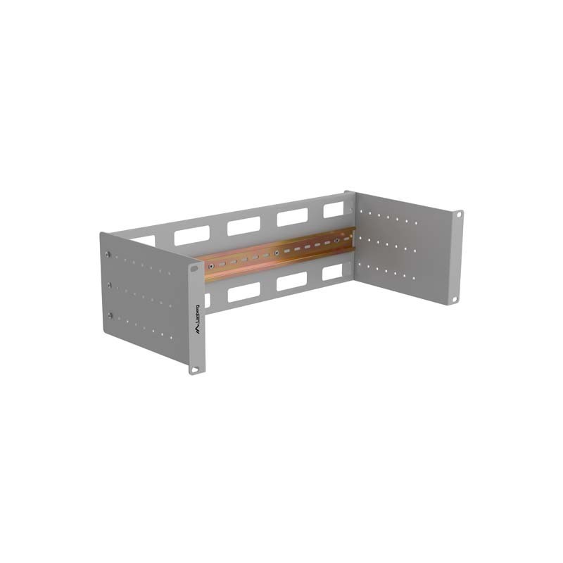 3U 19" paneel DIN-latiga