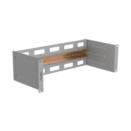 3U 19" paneel DIN-latiga