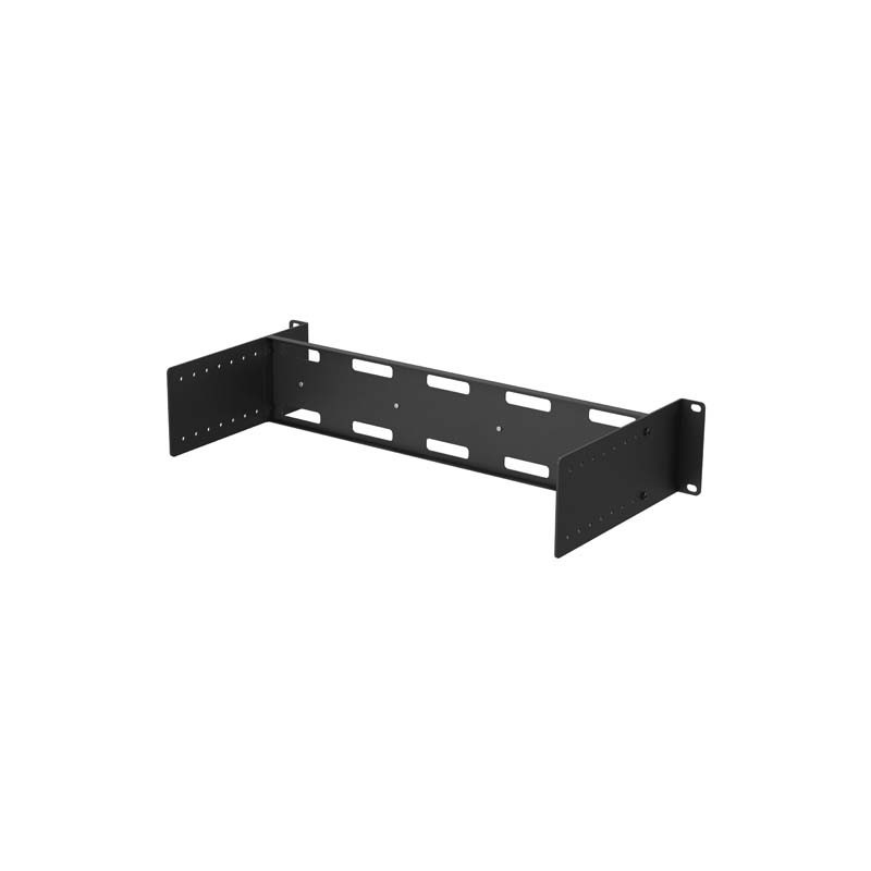 2U 19" paneel DIN-latiga