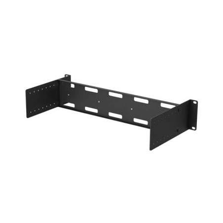 2U 19" paneel DIN-latiga