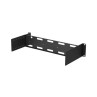 2U 19" paneel DIN-latiga