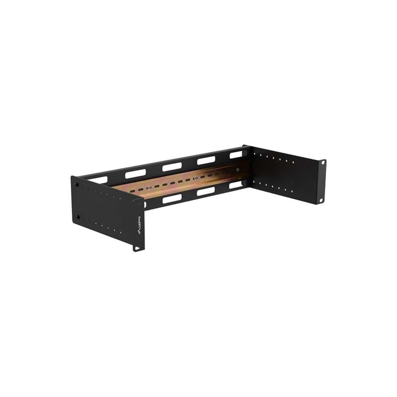 2U 19" paneel DIN-latiga