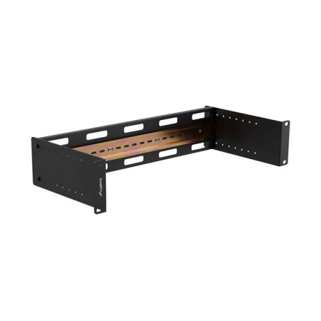 2U 19" paneel DIN-latiga