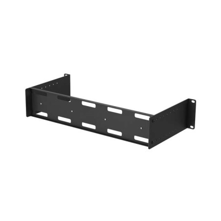 2U 19" paneel DIN-latiga