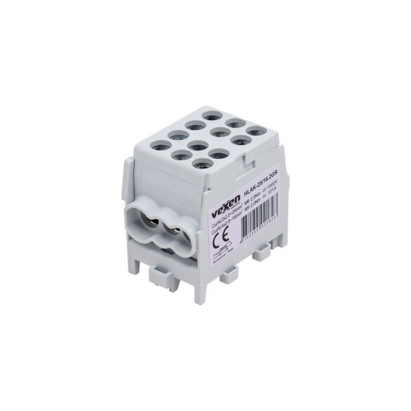 Jaotusklemm HLAK Al/Cu 2x25 - 4x16mm2