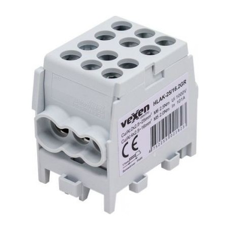 Jaotusklemm HLAK Al/Cu 2x25 - 4x16mm2
