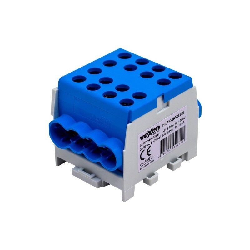 Jaotusklemm HLAK Al/Cu 2x35 - 6x25mm2