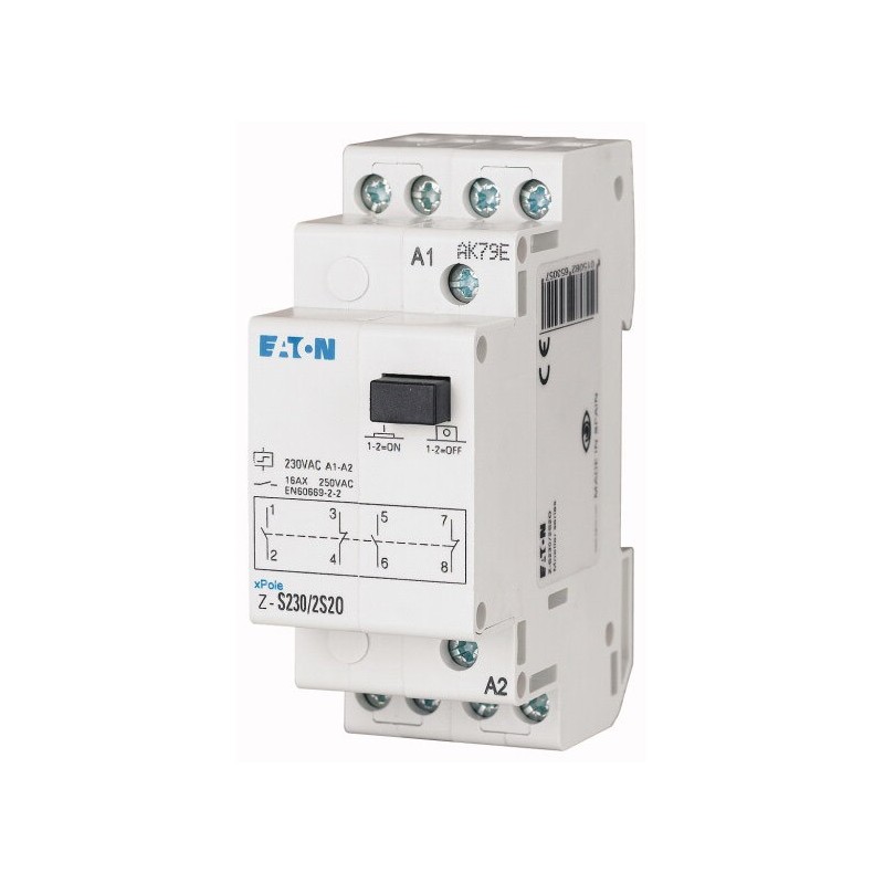 Z-S230/2S2O 230AC 2NO+2NC 16A impulssrelee