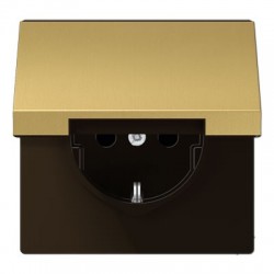 LS 990 Messing kaanega pistikupesad