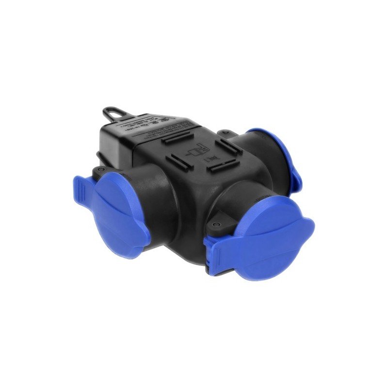 3-ne kummi jätkupesa 16A IP44