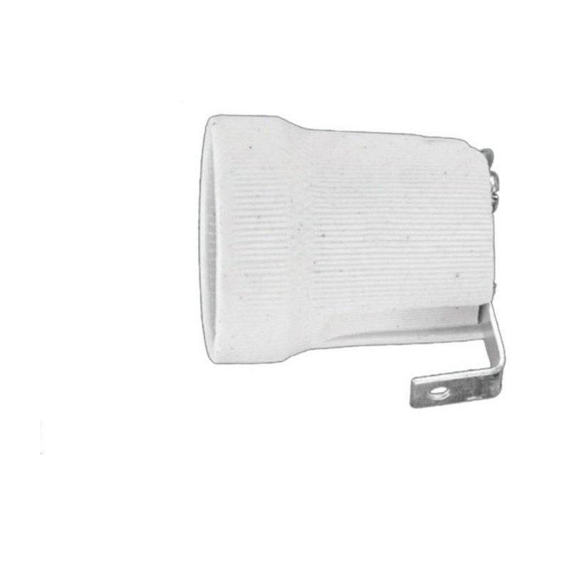 Keraamiline lambipesa E27 kinnituskõrvaga