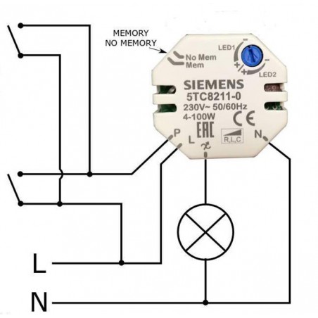 5TC8211-0 dimmer harutoosi Siemens