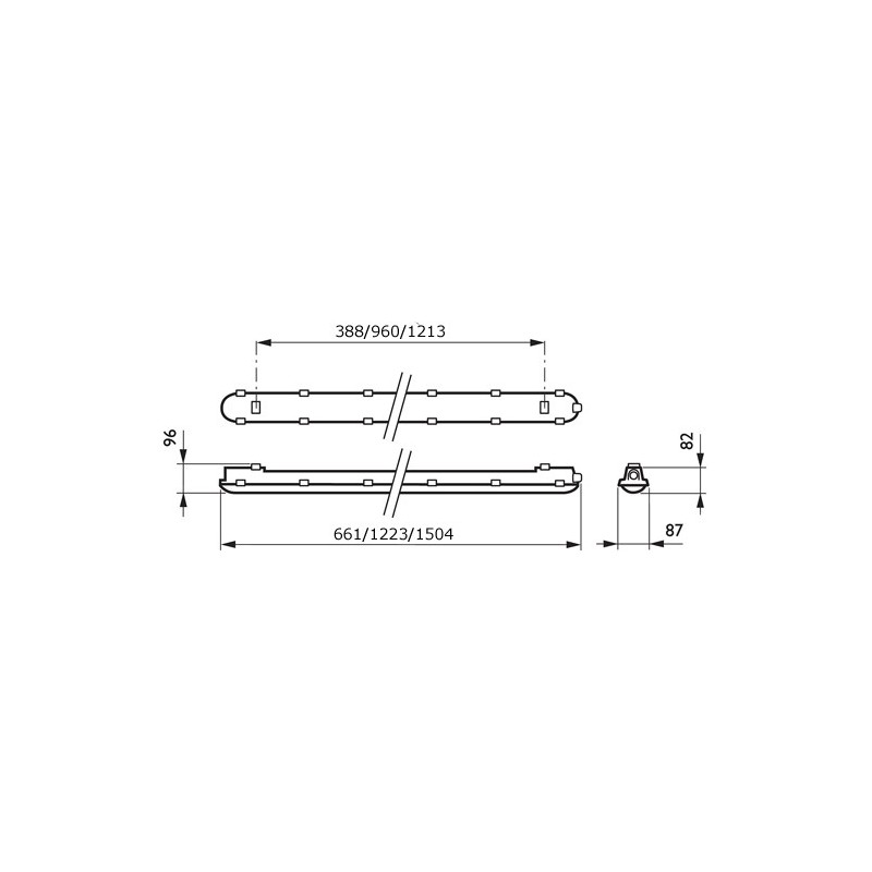 WT120C G2 LED IP65 4000lm 28,6W IP65 tööstusvalgusti