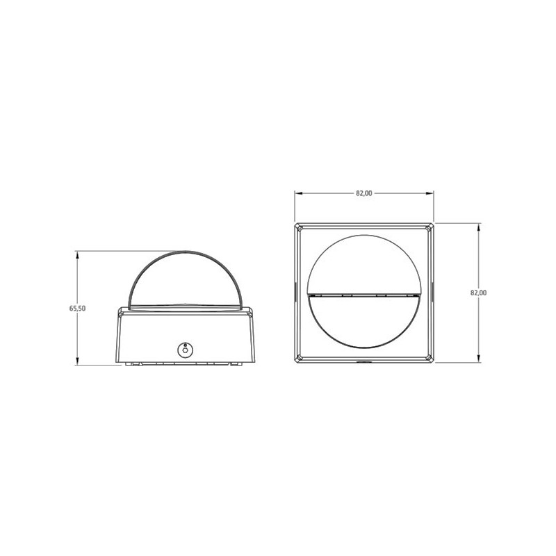 theLuxa R180 Motion detector 180º IP55 2300W