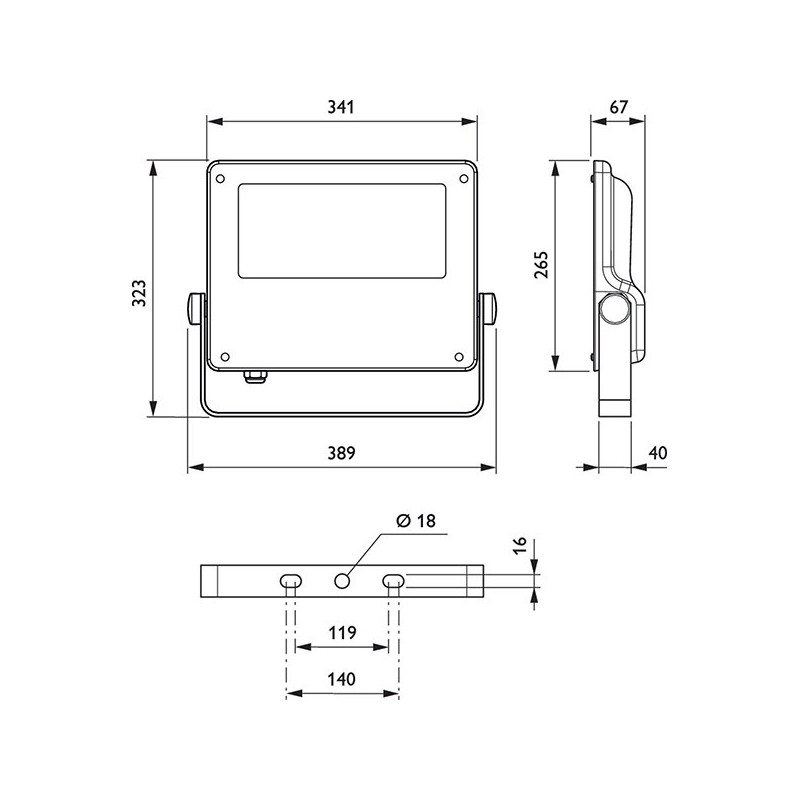 BVP125 prožektor 12000lm