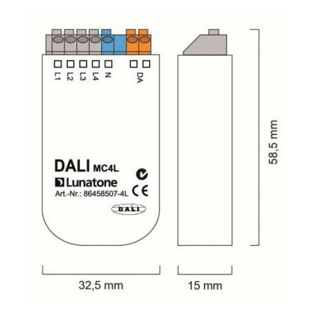 DALI MC-4L lülitusmoodul