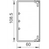 WDK 60110 60x110mm kaablikarbik WDK 60110 60x110mm kaablikarbik