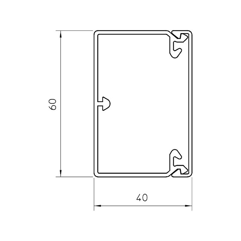 WDK 40060 40x60mm kaablikarbik