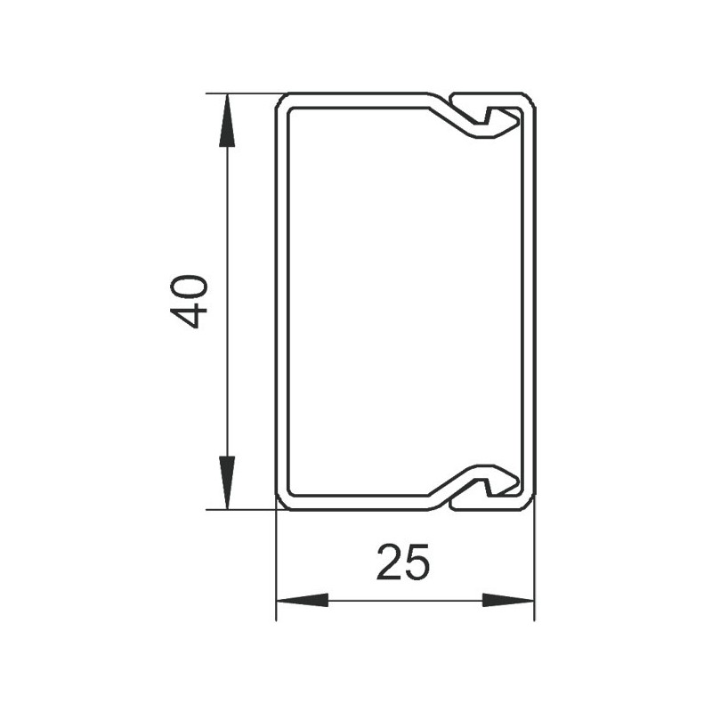WDK 25040 25x40mm kaablikarbik      