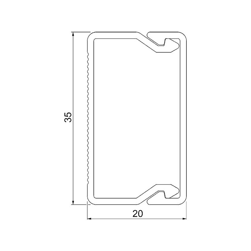 WDK 20035 20x35mm kaablikarbik