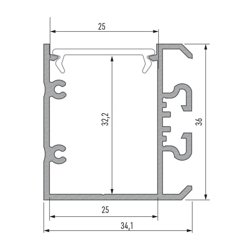 UNICO led profiil seinale
