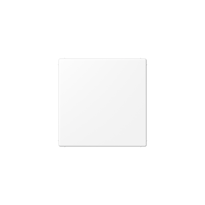 LS990 matt snow white blank center plate