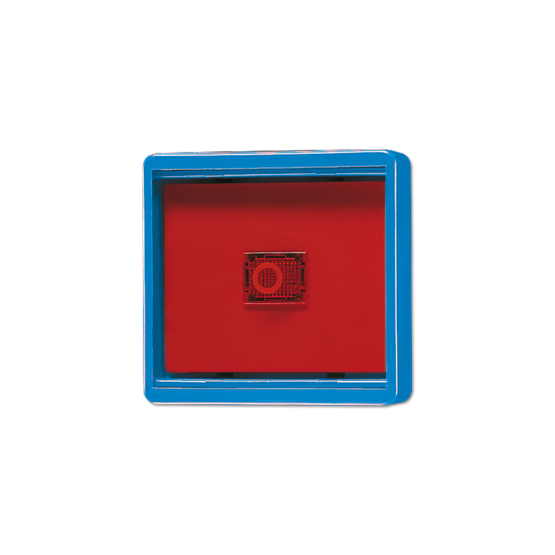 WG 600 1-gang rocker with glass plate IP44