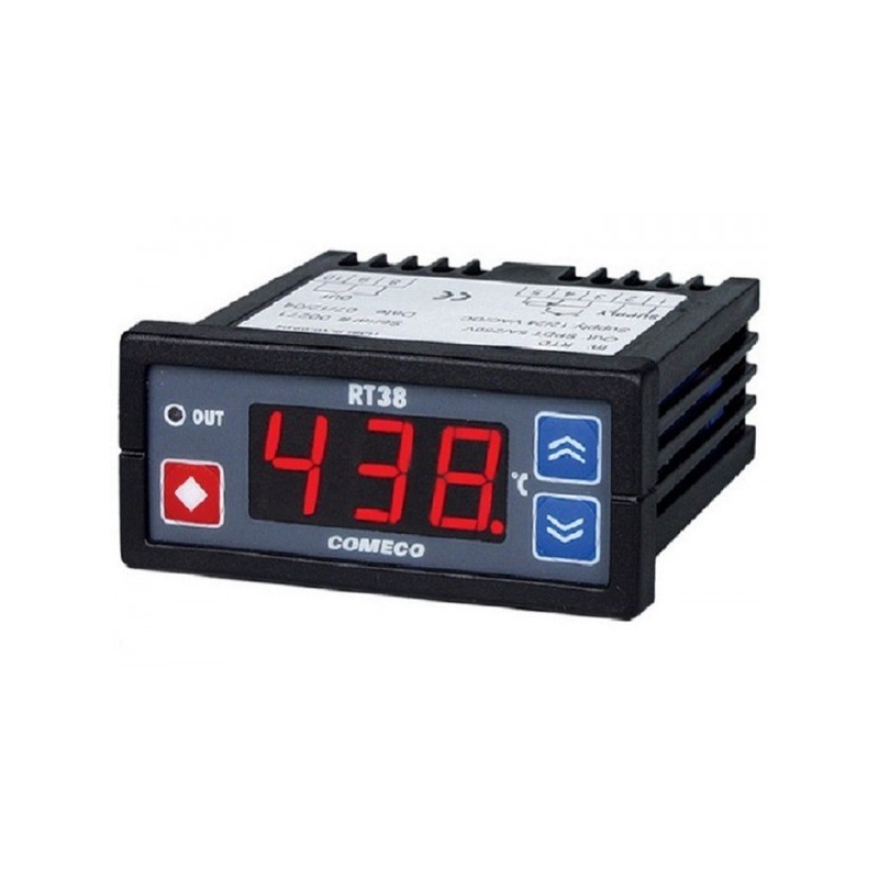 Kontroller RT38, 230VAC, relee NO/NC, RTD, 72x36mm, IP65/20