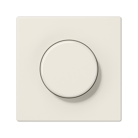 LS 1740 centre plate for rotary dimmer ivory