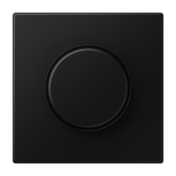 LS 1940 centre plate for rotary dimmer matt graphite black
