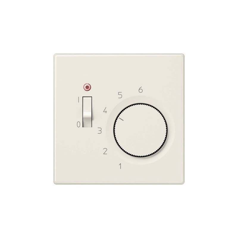 LS TR 231 PL thermostat cover with switch ivory