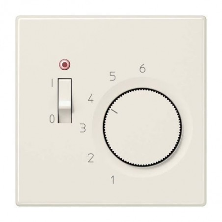 LS TR 231 PL thermostat cover with switch ivory