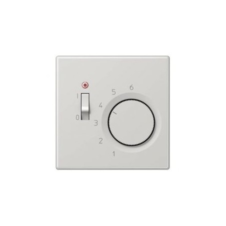 LS TR 231 PL thermostat cover with switch lightgray