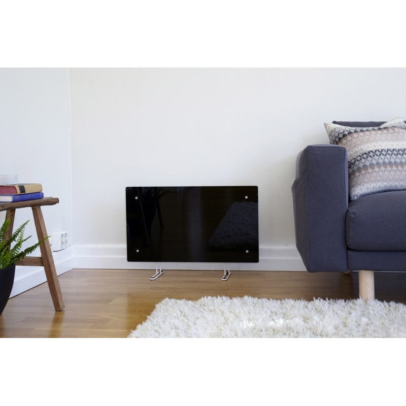 Clea H WiFi glass heater Black