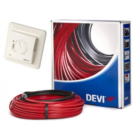 Deviflex 18T (DTIP-18) 18W/m floorheating cable + Devireg 530
